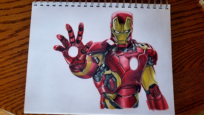 Colored pencil drawing - MakeICT