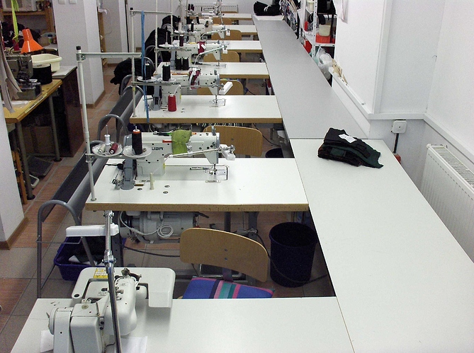 sewing area