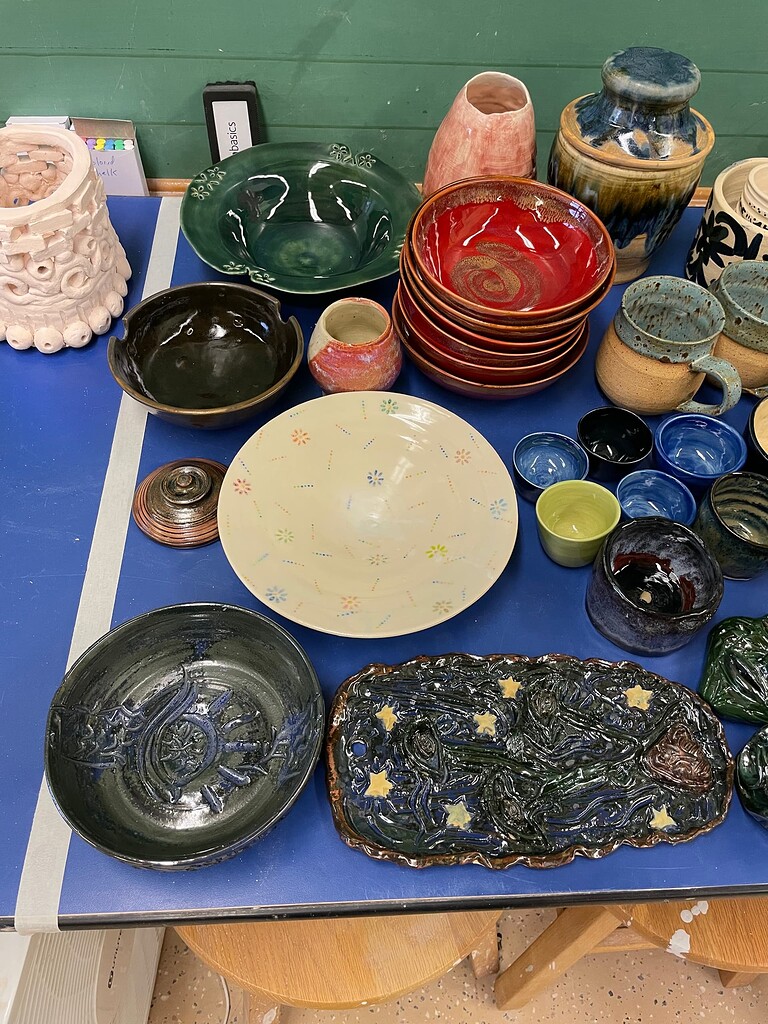 Glaze fire complete 5.7.22 Kiln Firing Notices MakeICT