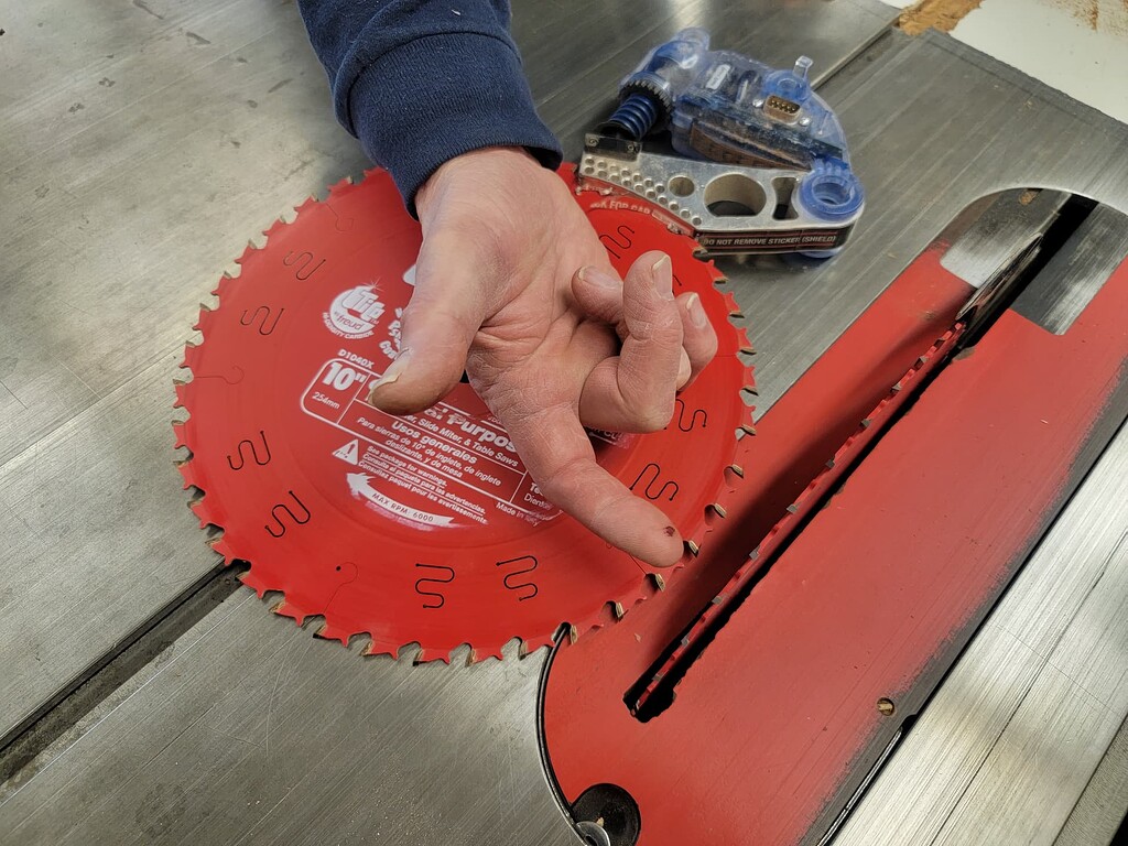 Sawstop activation WARNING Graphic content Wood Shop MakeICT