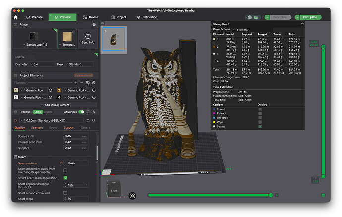 Watchful Owl Bambu P1S