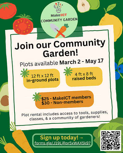 2026 Garden Plot Rentals