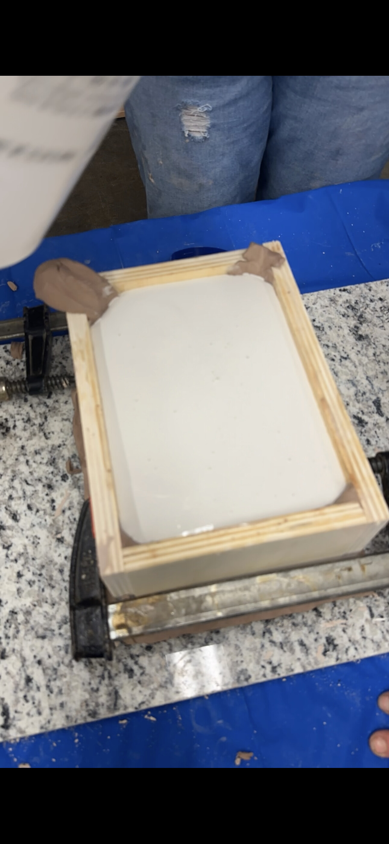 Impromptu mold making Ceramics MakeICT