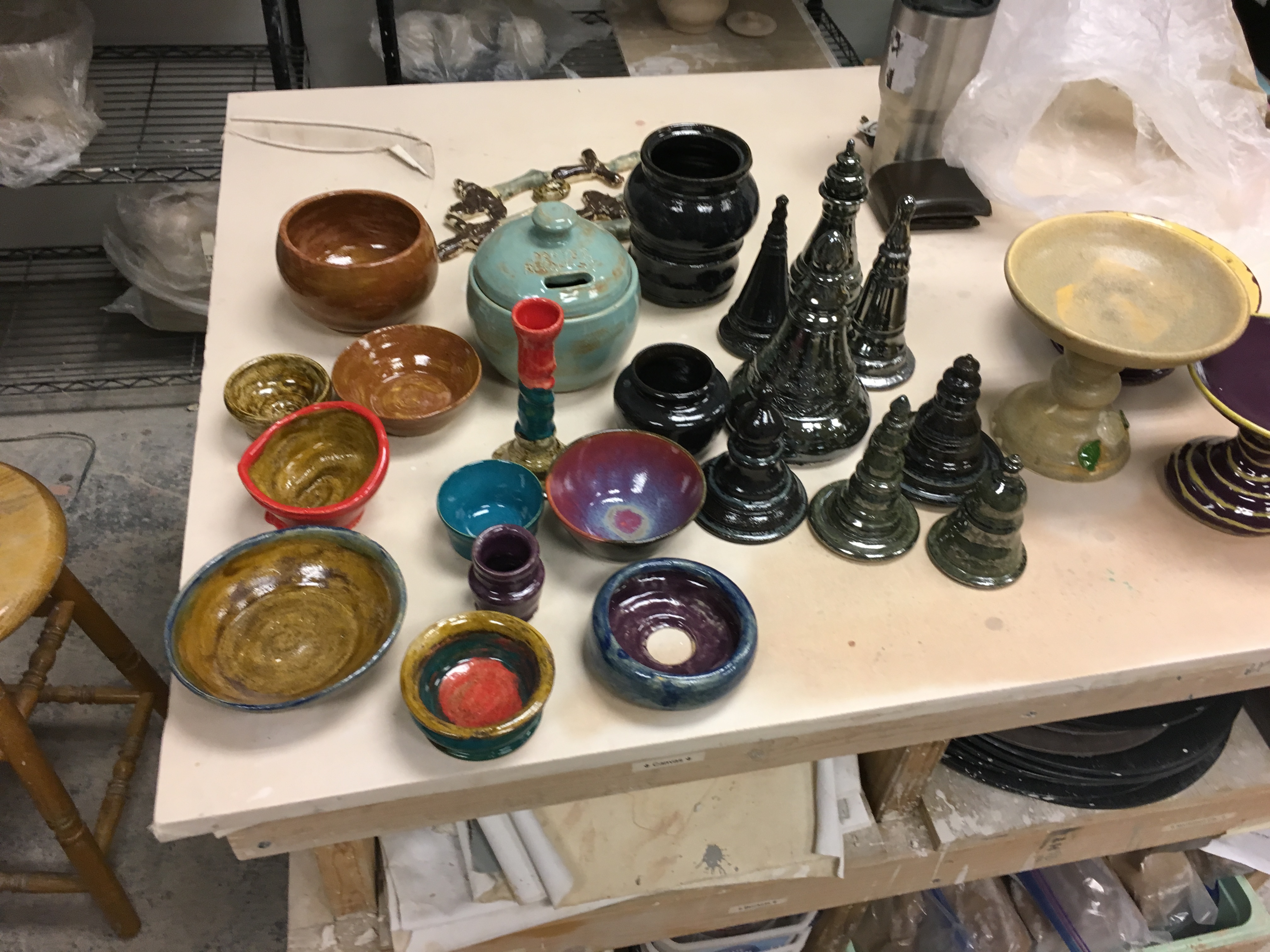 Glaze fire complete 7/16/19 Kiln Firing Notices MakeICT