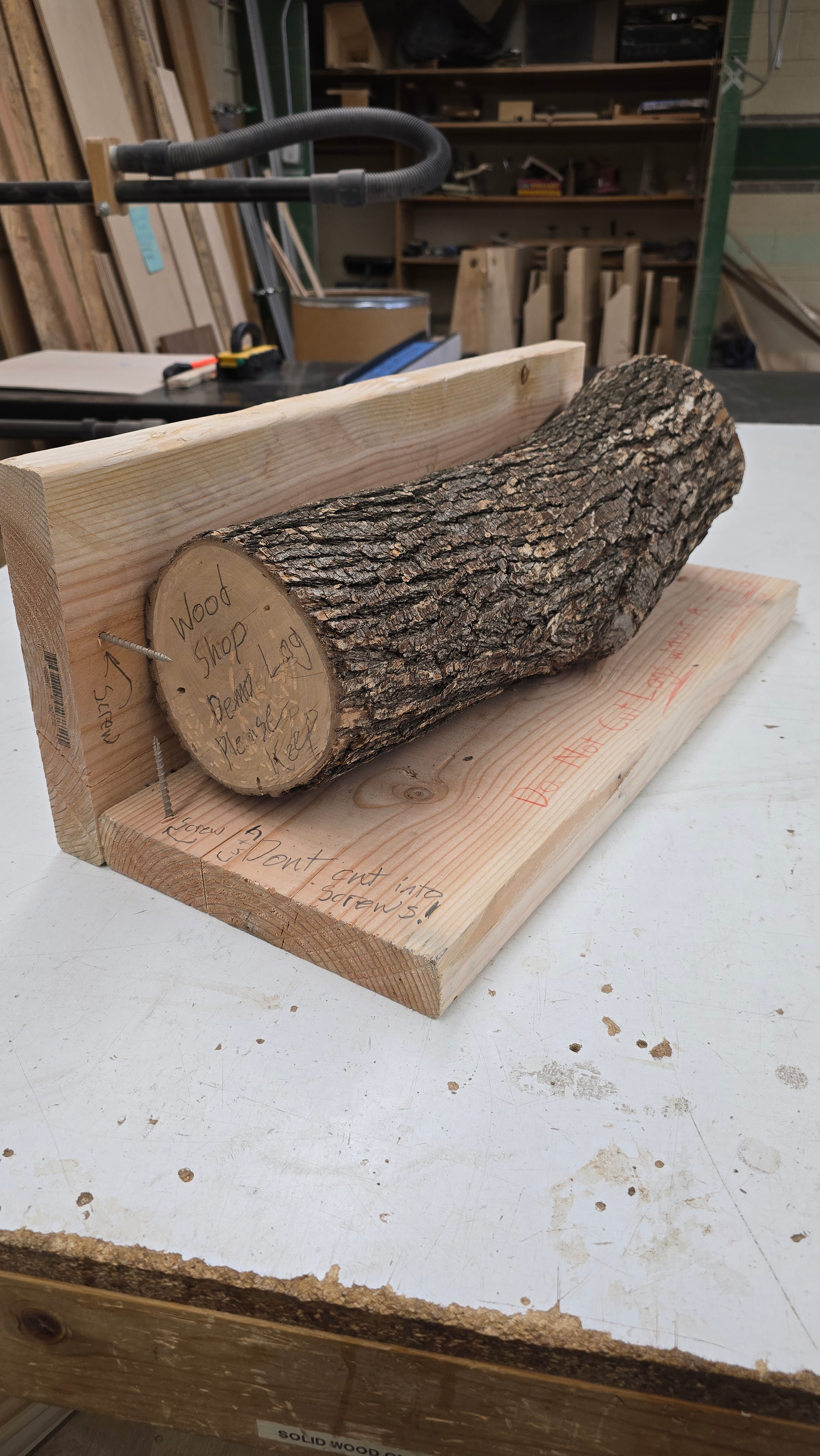 Example Log Jig - Wood Shop - MakeICT